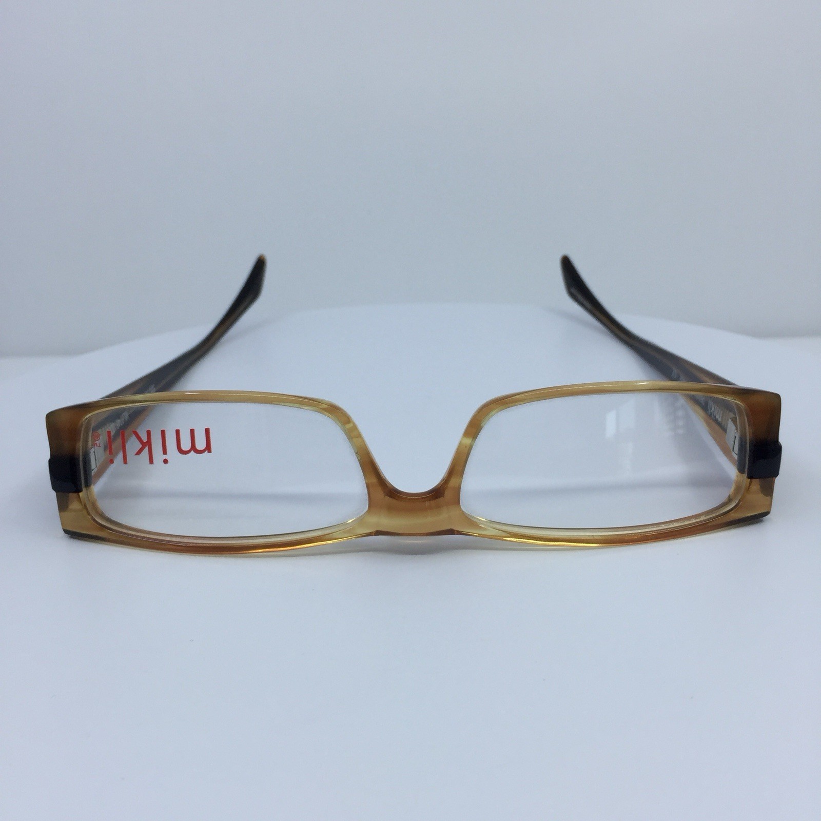 NEW Vintage MIKLI ML 0746 0005 Eyeglasses ML 0746 C. 0005 Light Brown 53-15mm