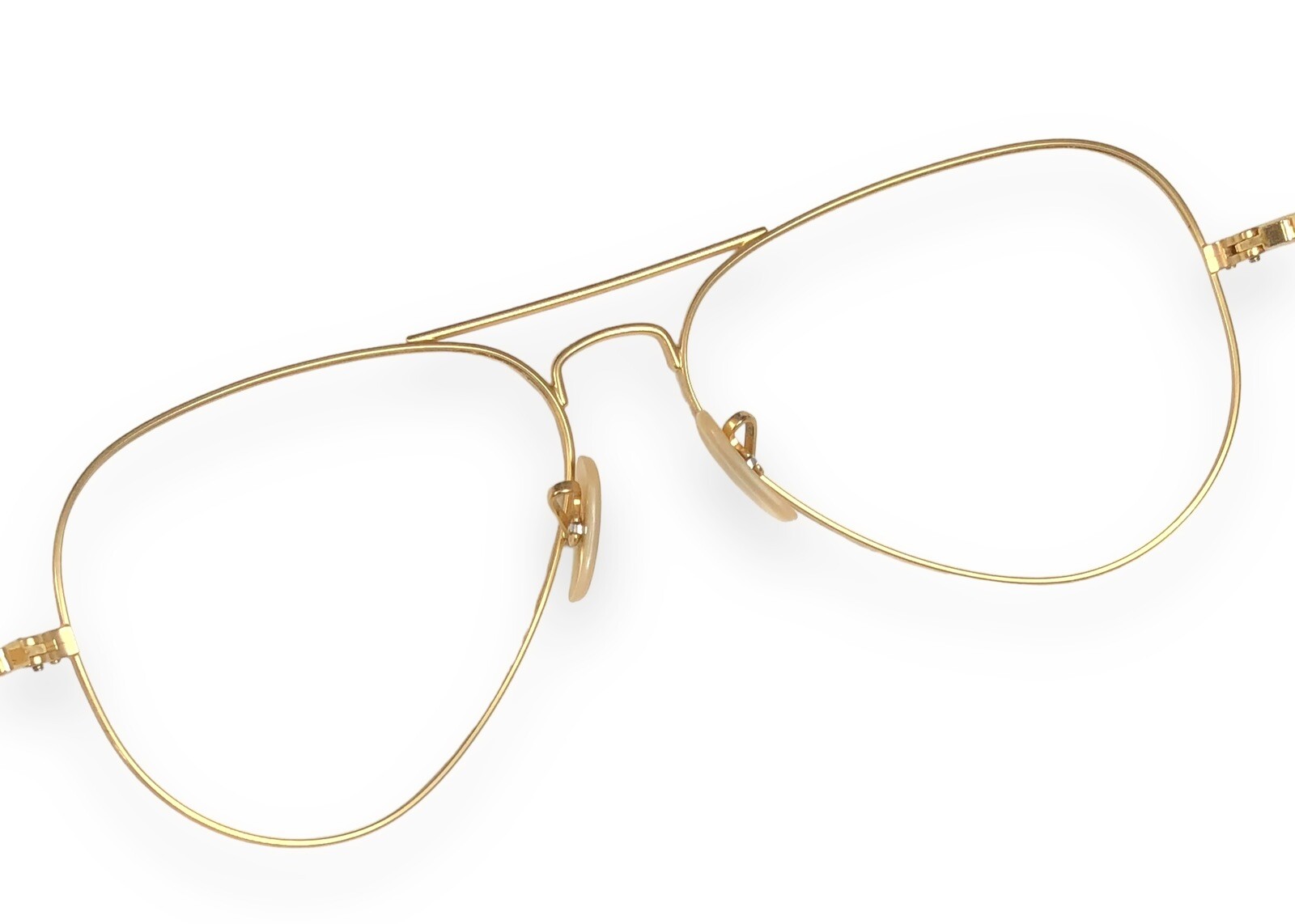 Ray Ban RB3689 9064/AF Aviator Metal II Sunglasses Golden Frame Only 58-14