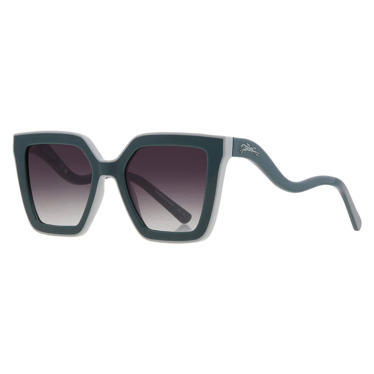 Longchamp Green Gradient Irregular Men’s Sunglasses LO792S 303 53 LO792S 303 53