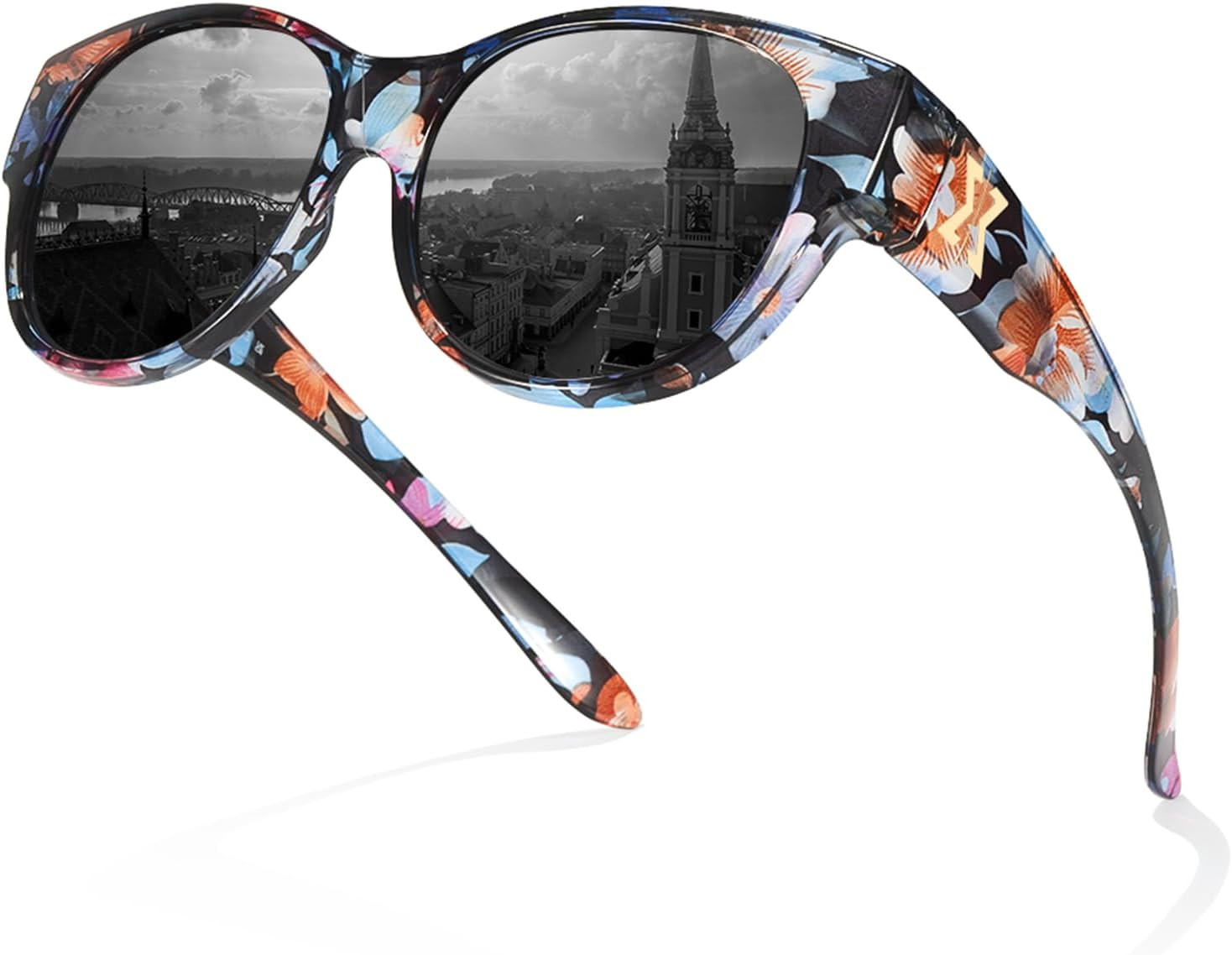 ® Fit over Sunglasses for Women Polarized UV400 Protection Oversized Shades to W