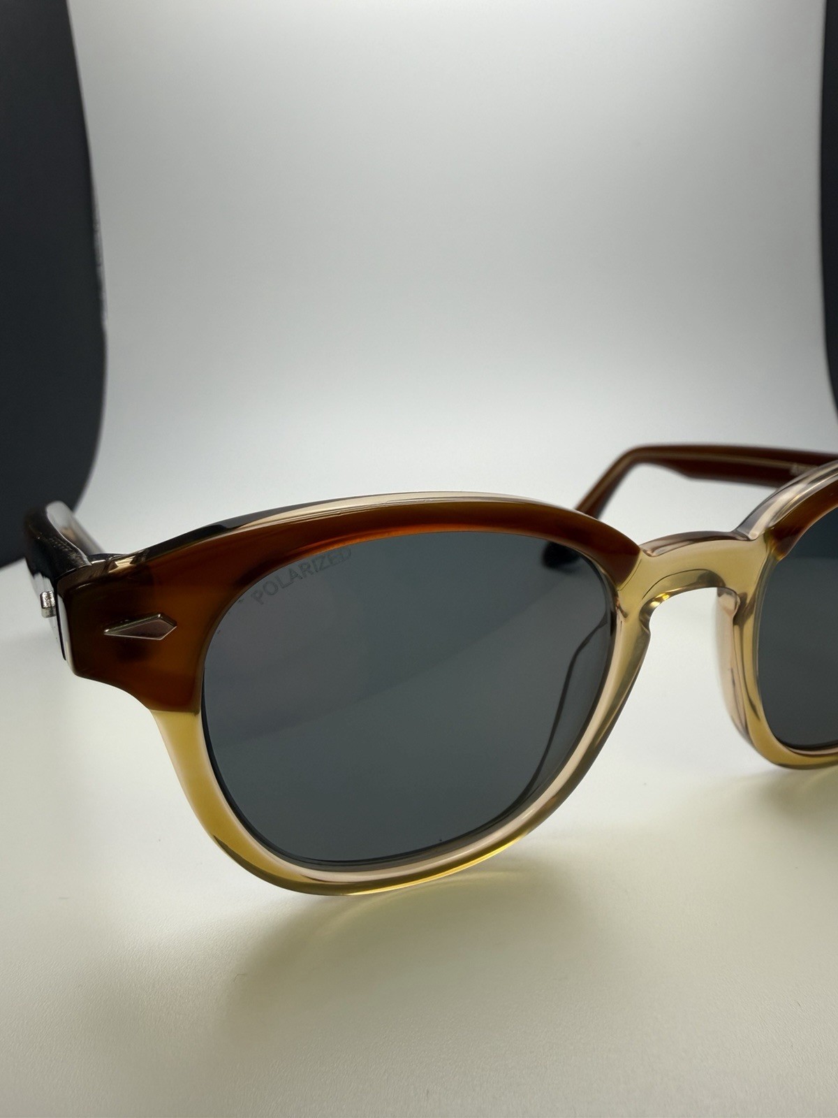 American Optical Times Chestnut Sand True Color Gray 47-21 mm Polarized RARE