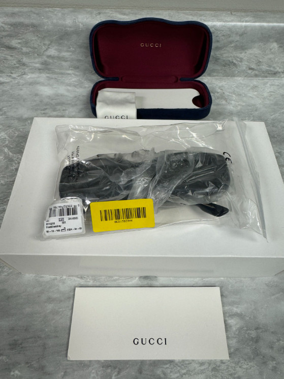 GUCCI | NEW | 1528S | 1528S – 001 | 53 | BLACK | GREY | NON POLARIZED
