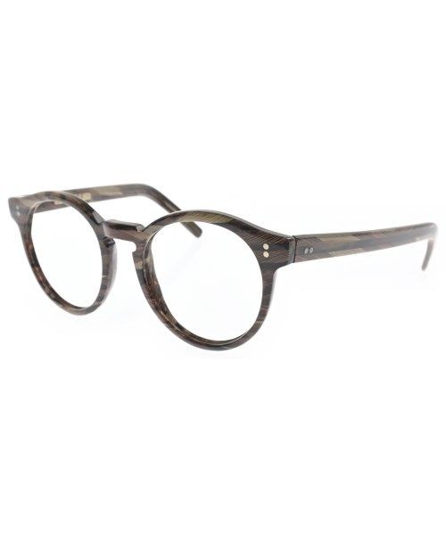 Cutler & Gross Men’s Glasses Brown Pattern Used No Lenses 13cm Frame