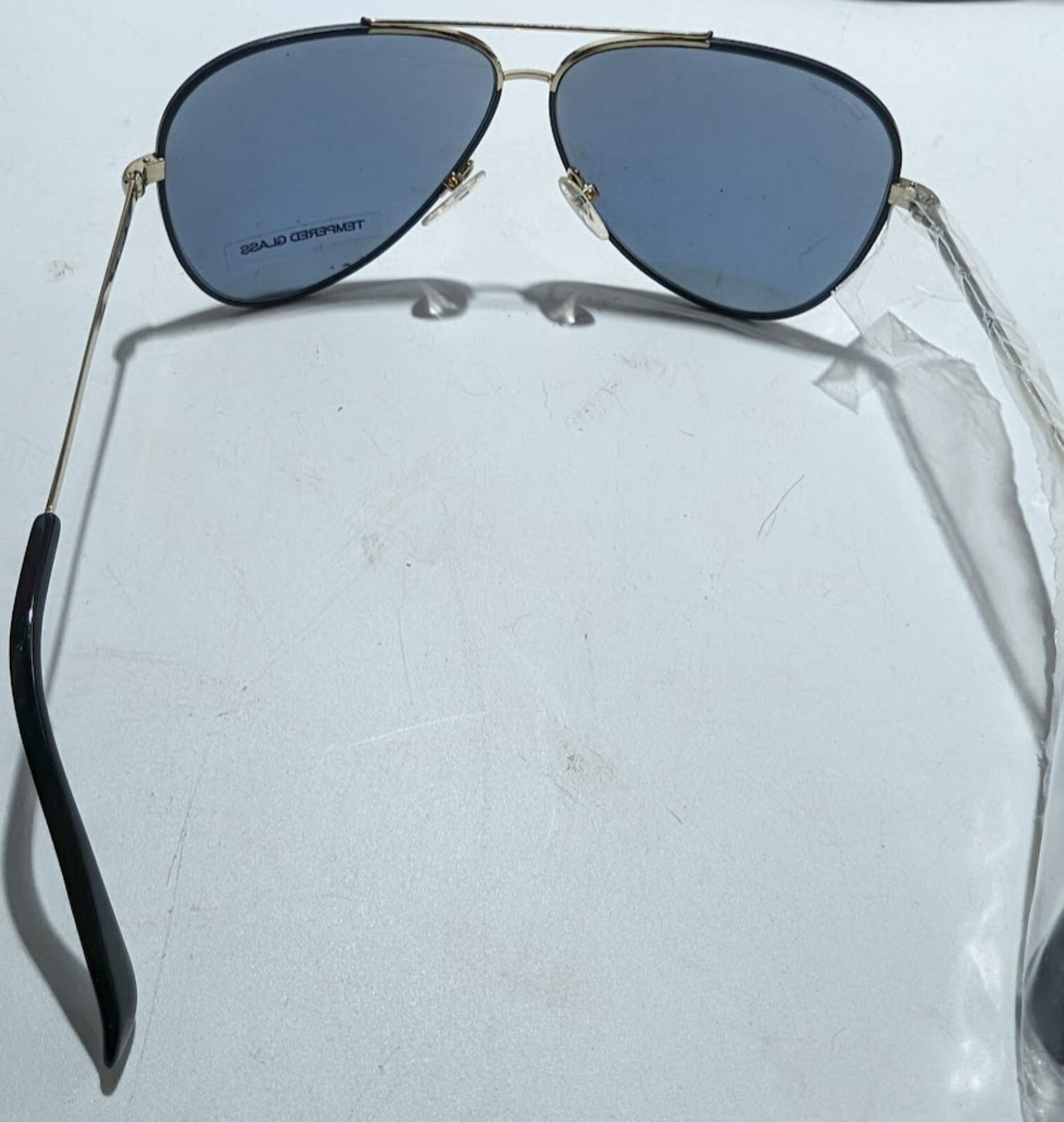 Salvatore Ferragamo SF131SG Aviator Sunglasses Italian– Gold & Blue (Unisex) New