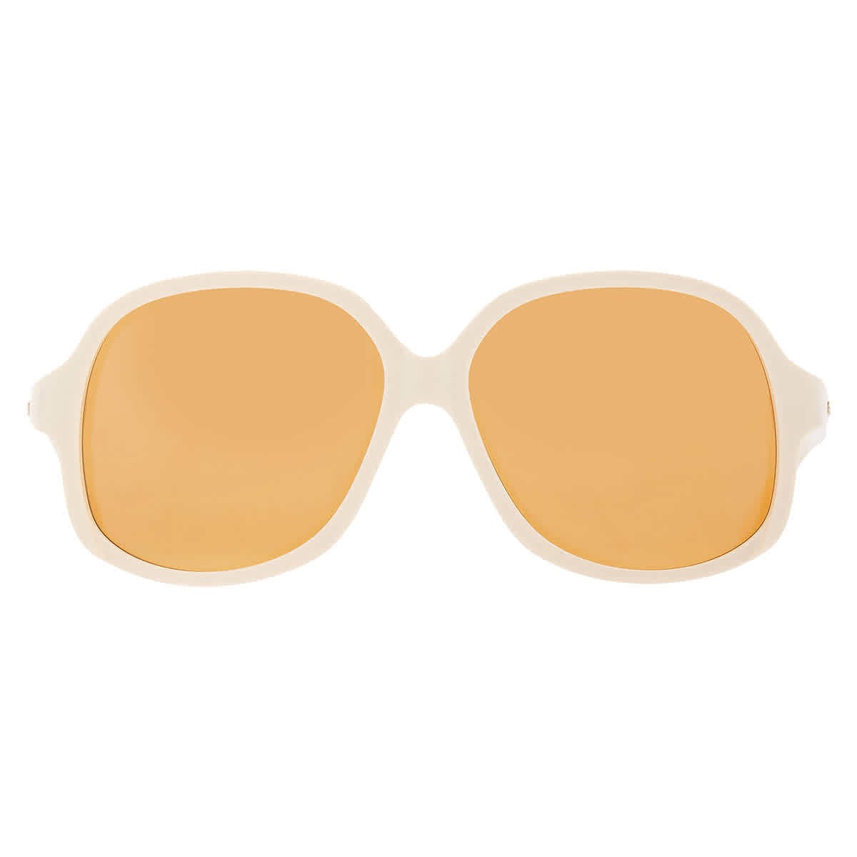 Valentino Orange Irregular Unisex Sunglasses VLS-177 C 59 VLS-177 C 59