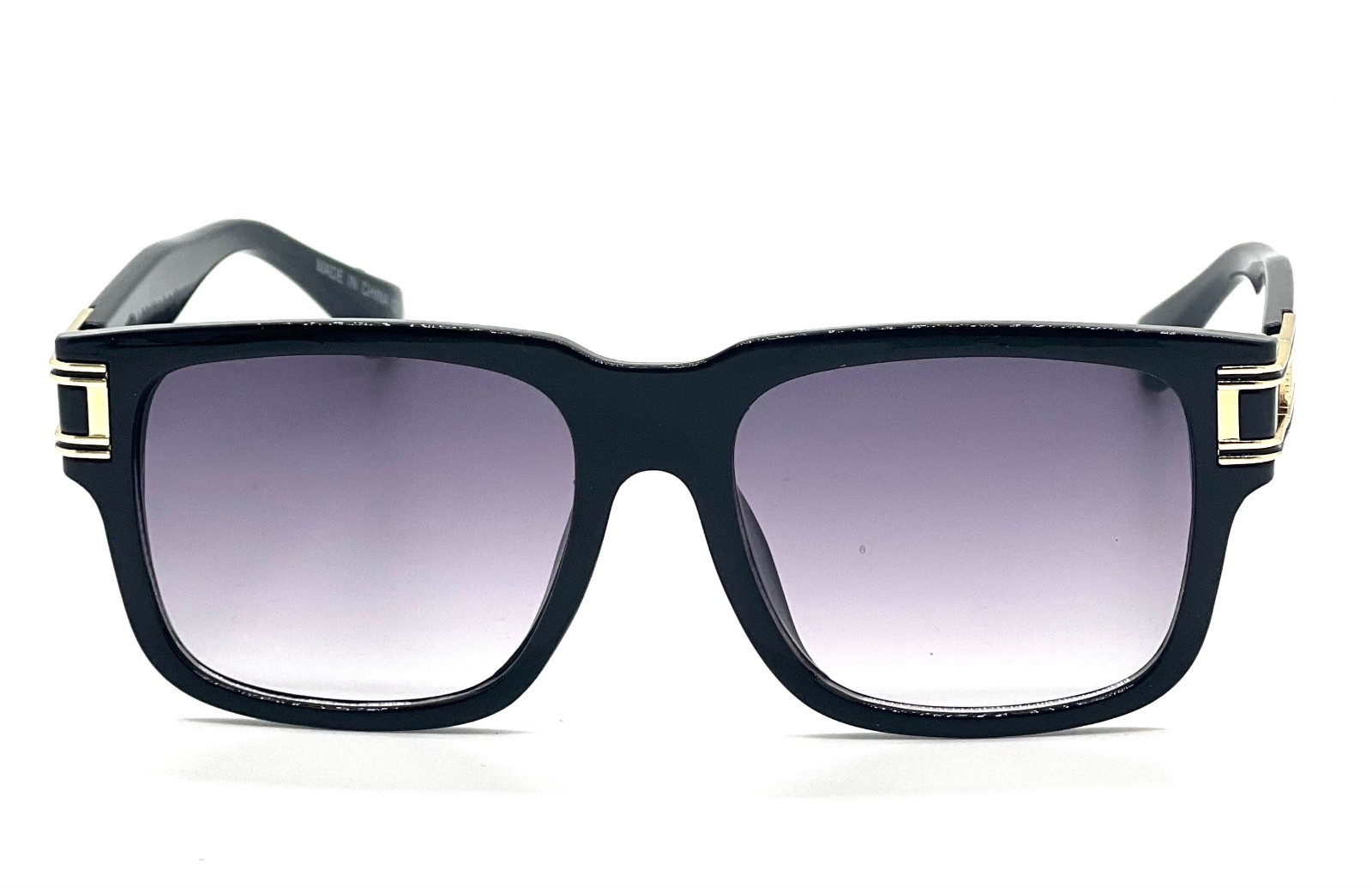 Men Sunglasses Black Lens Designer Shades Fashion Classic Hip Hop Rapper Square
