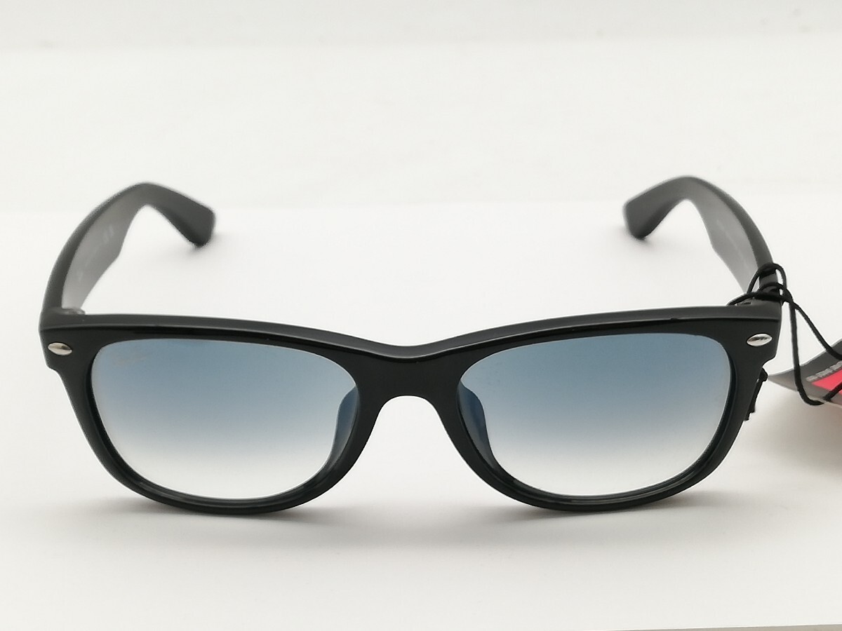 Unused Ray-Ban NEW WAYFARER RB2132F Sunglasses Black Blue from Japan