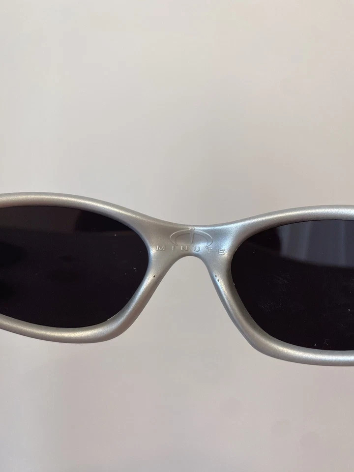 Oakley Mitute Silver Vintage Sunglasses Gorpcore USA Y2K Avantgarde Archive Hype