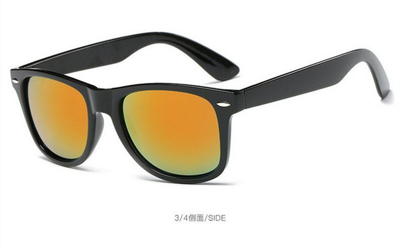 Multicolor Polarized Plastic Mirror Sunglasses Men Fashion Accessory Eyewear 1pc