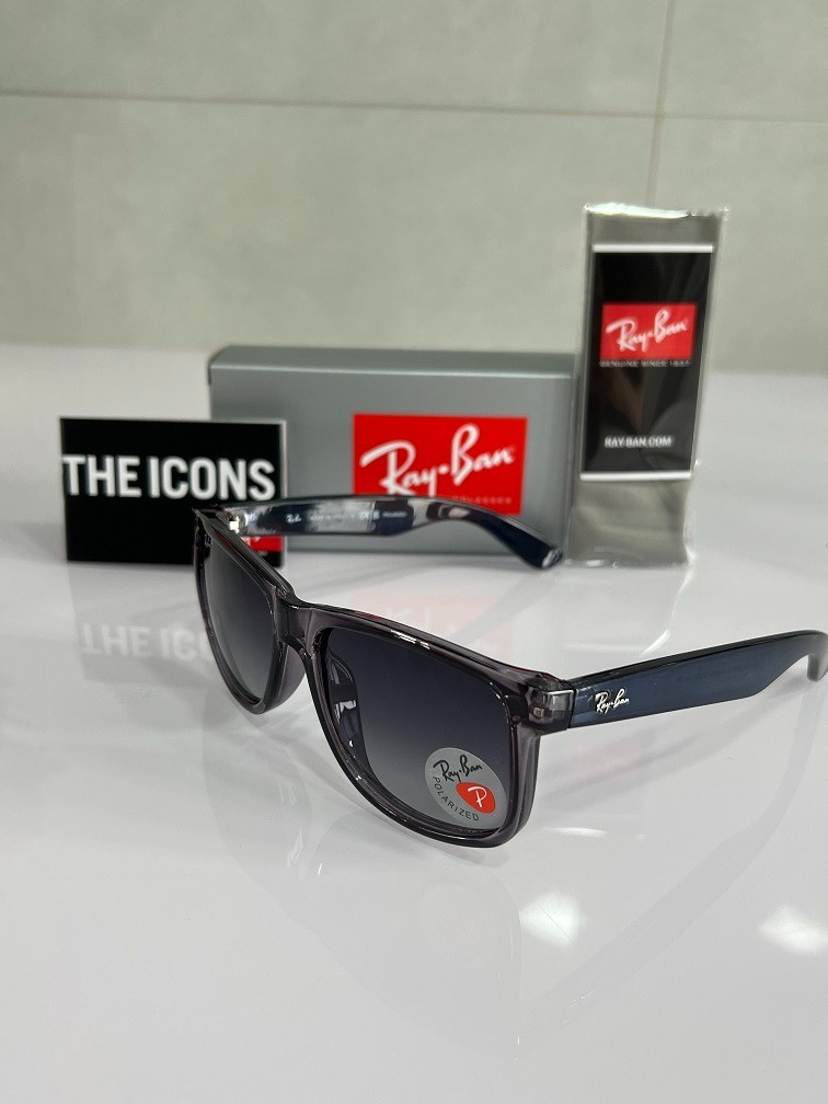 RB4165 Ray-Ban Gradually Gray JUSTIN Unisex Sunglasses {RB4165 54-16 145MM}