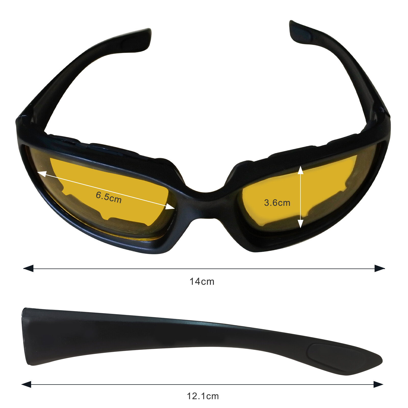 3x Motorcycle Riding Glasses Wind Resistant Bike Goggles UV Protection NEW HOT