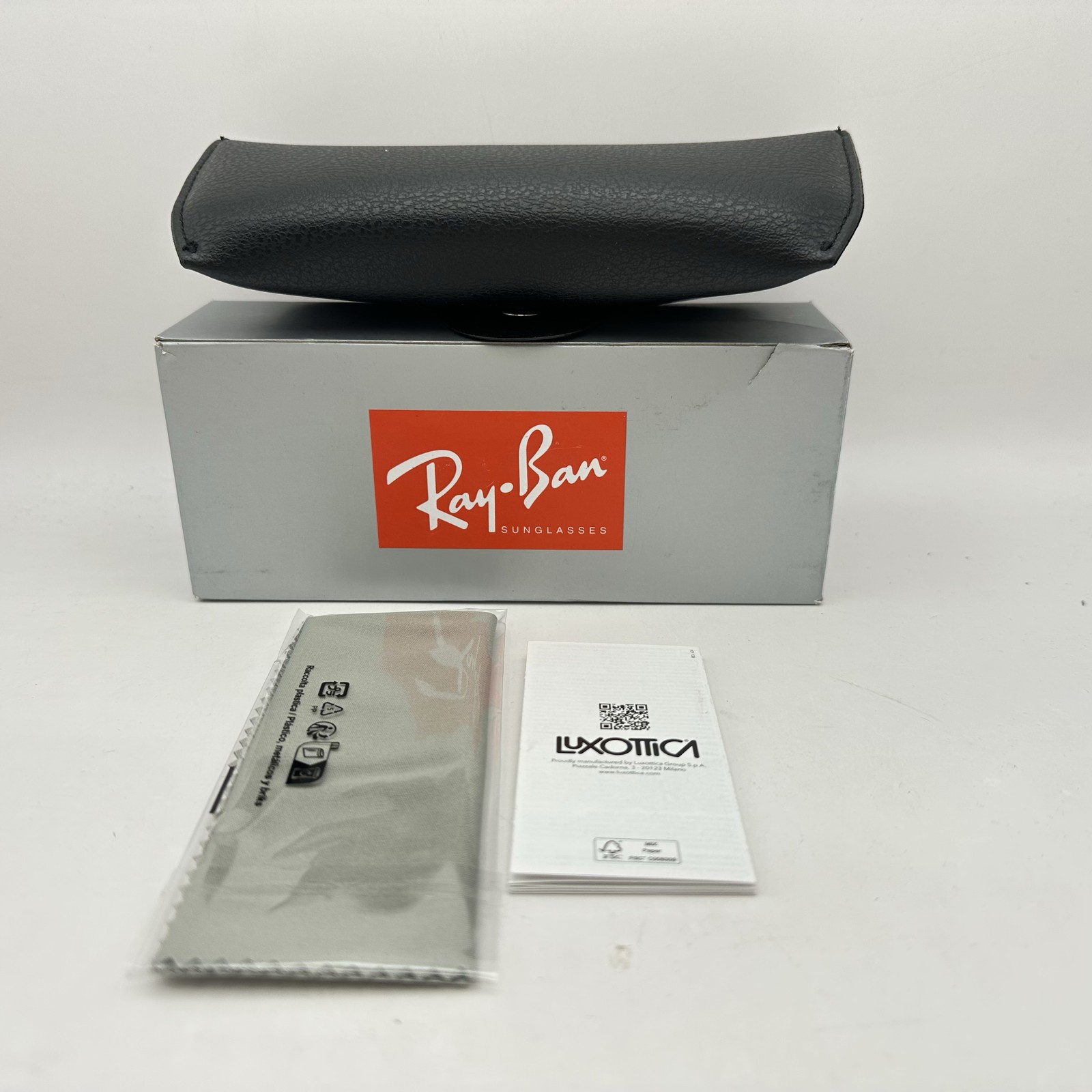 Ray Ban Mens Irregular Aviator Polarized Sunglasses RB3663 Gunmetal/Green