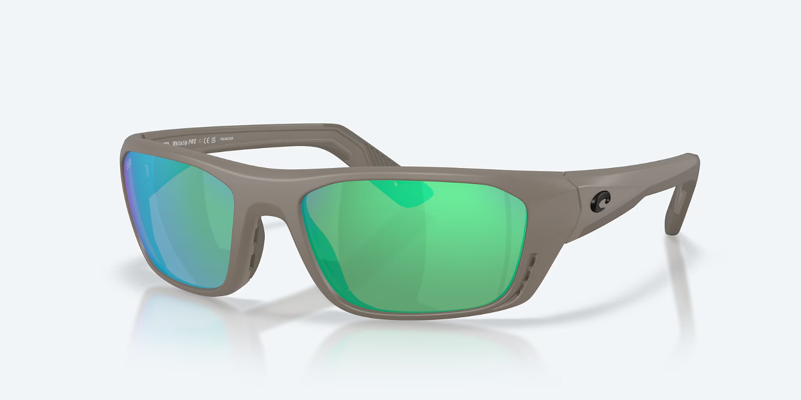 Costa Del Mar Sunglasses WHITETIP PRO Olive Shale / Green Mirror POLARIZED 580G