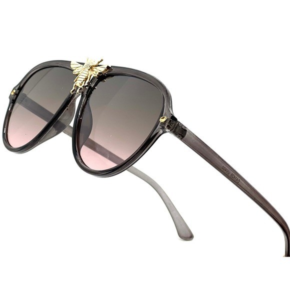 Fashion Sunglasses Gold Accents Men Shades Designer Style Retro Hip Hop Classic