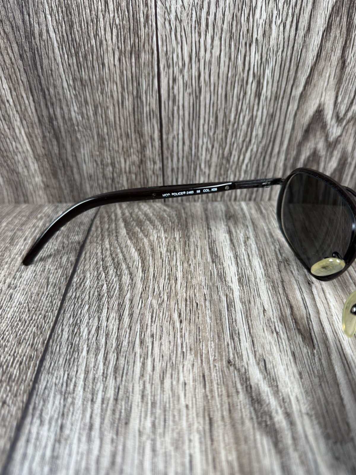 POLICE SPORTS WRAP MOD 2463 58 COL.K05 METAL SUNGLASSES ITALY 58-135 Frames Only