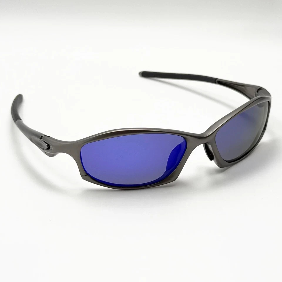 Oakley Hatchet X-Metal Sunglasses Purple Polarized Lens Vintage Y2KIN BOX