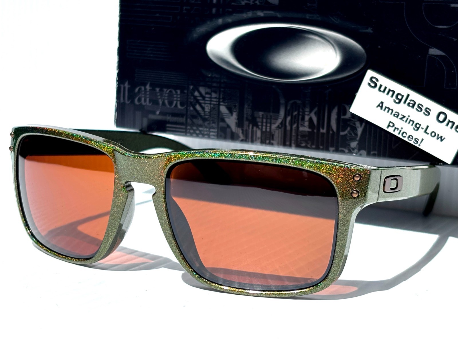 Oakley HOLBROOK Fern Spacedust POLARIZED PRIZM Tungsten Lens Sunglass 9102-AN