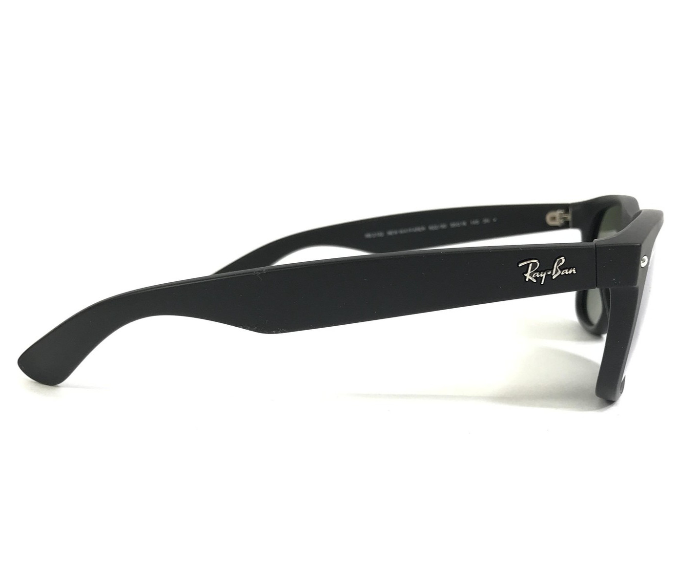 Ray-Ban Sunglasses RB2132 NEW WAYFARER 622/30 Matte Black w/ Silver Flash 55 mm