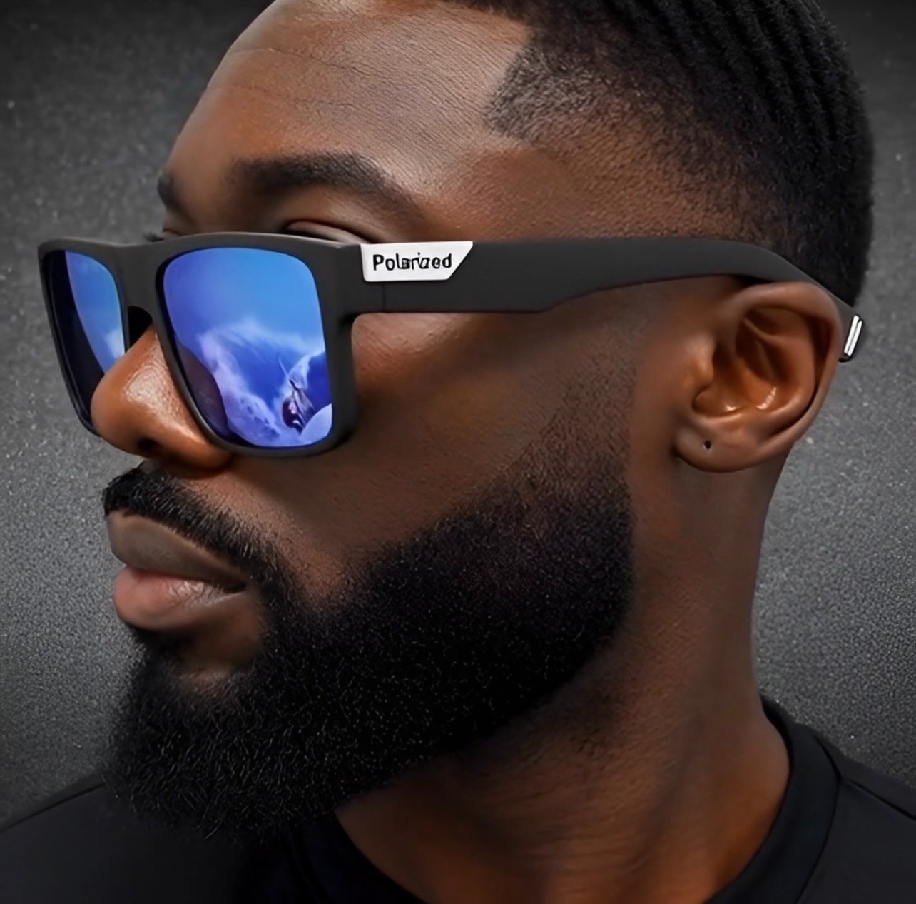 Square Sunglasses Polarized for Men Women Outdoor Sports Driving Glasses Fishing