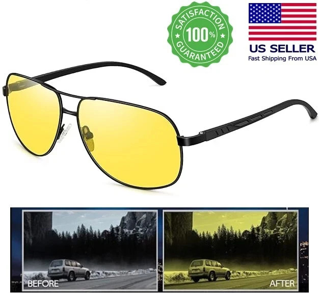 Photochromic Pilot Polarized Sunglasses Men Women Driving Chameleon UV