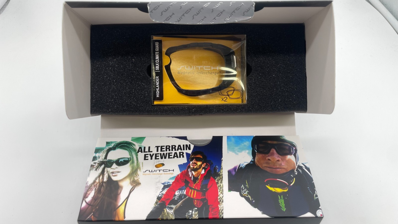 Switch Highlander Matte Black – Polarized Sunglasses – Magnetic Interchange Tech