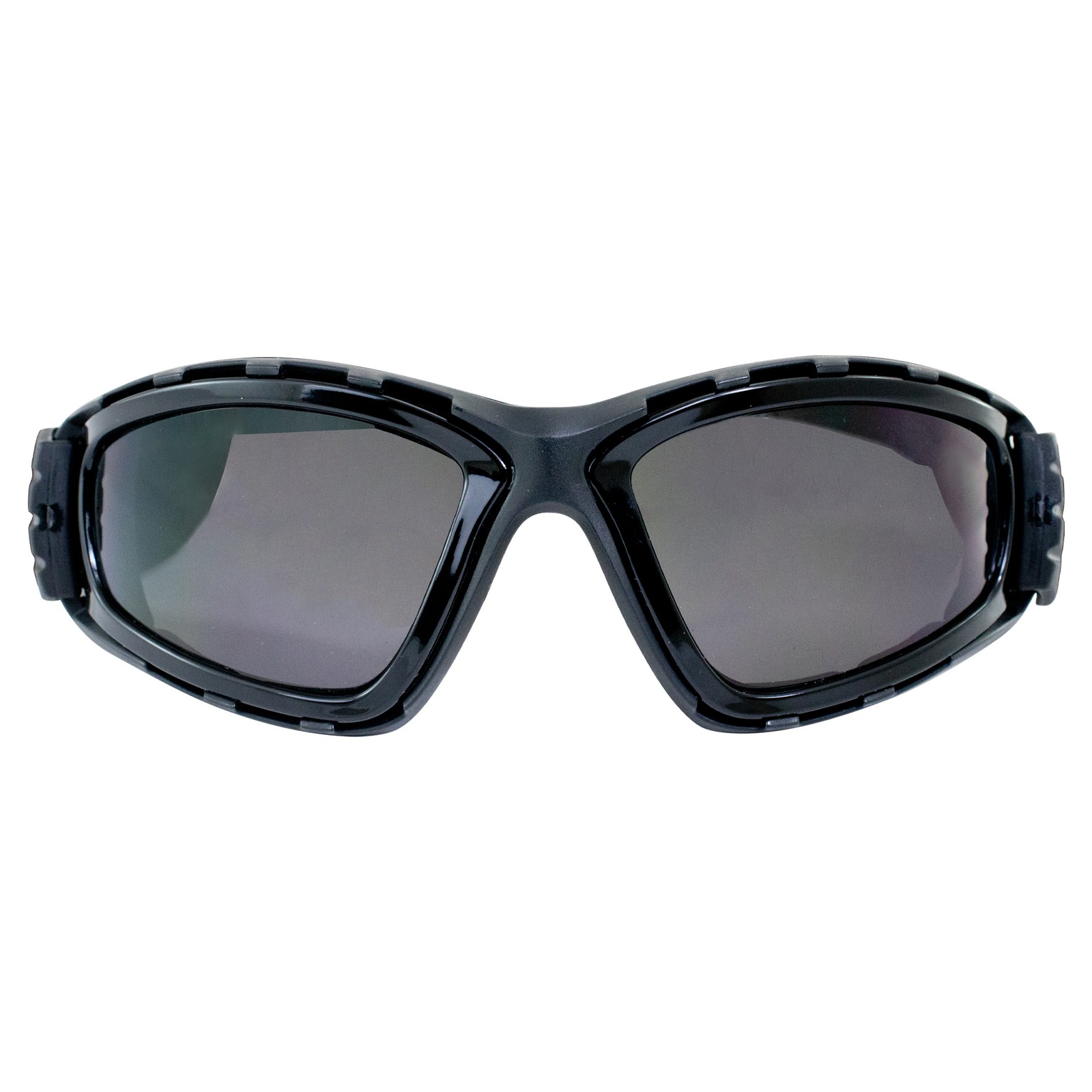 Global Vision Trip Safety Motorcycle Goggles Black Frames Smoke Lens