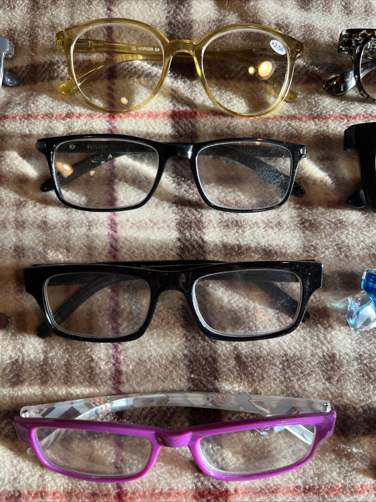 20x Pc Glasses Lot Eyeglasses Black Brown Tortoise Plastic Eyewear Frames Bundle