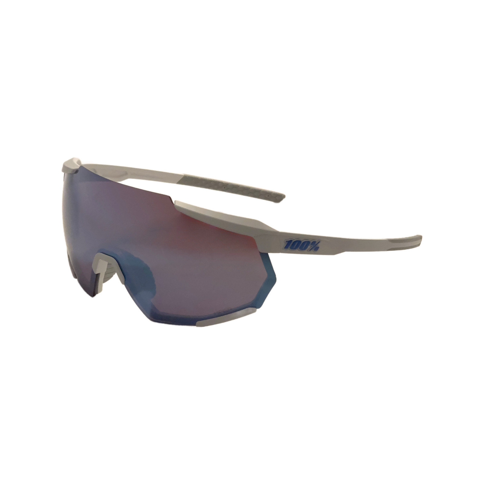 100 Percent Men’s Racetrap 3.0 99mm Matte White Sunglasses 60004-00001