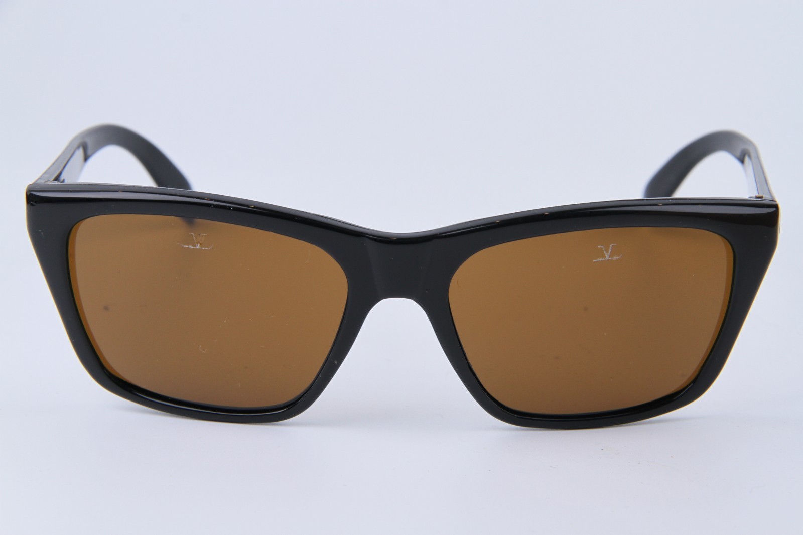 Vintage Vuarnet 006 Large Black Sunglasses PX2000 Mineral Light Brown