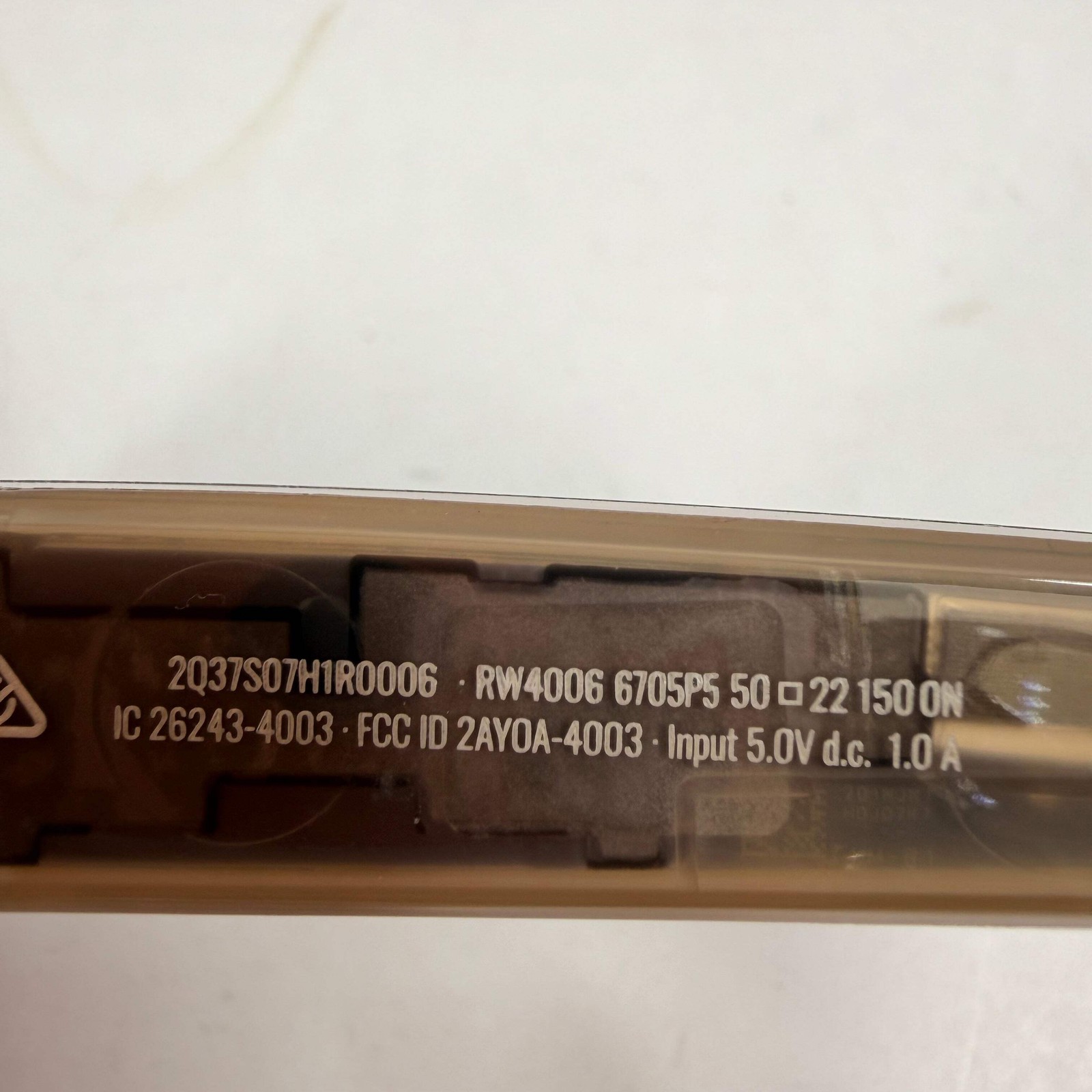 Broken Ray-Ban Wayfarer Gen 2 Shiny Transparent Standard RW4006 AI Smart Glasses