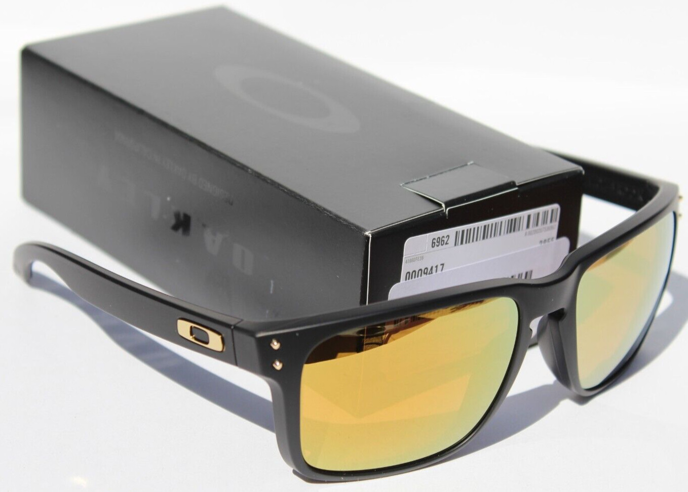 OAKLEY Holbrook XL POLARIZED Sunglasses Matte Black/Prizm 24K Gold OO9417 NEW