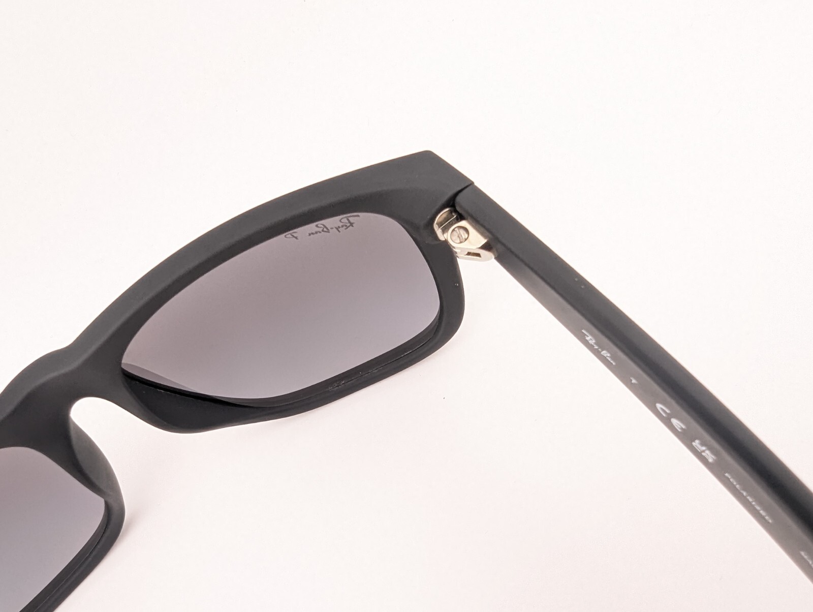 Ray-Ban Sunglasses, RB 4165 622/T3 3P Justin Matte Black Polarized, 54-16-145