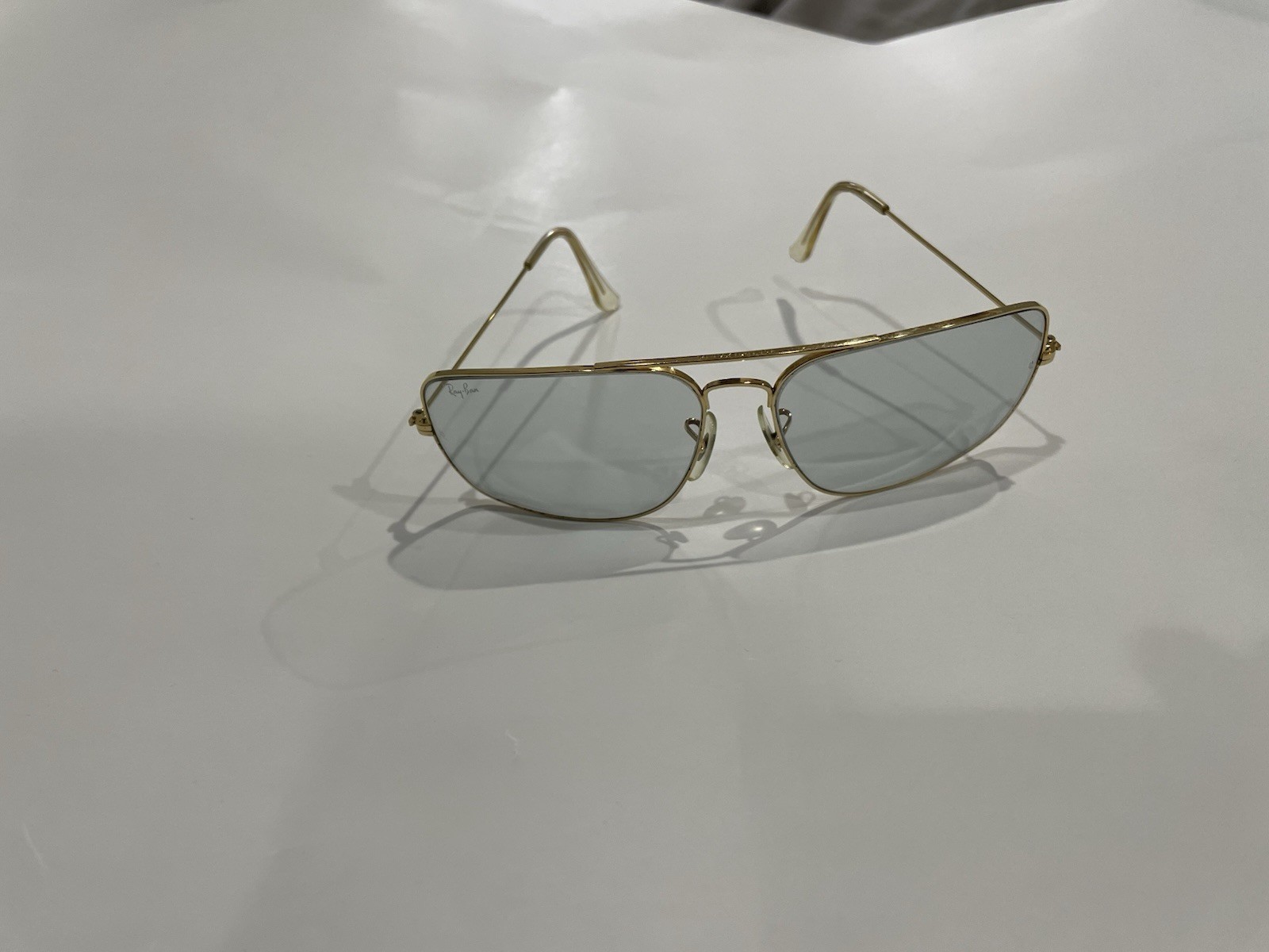 Vintage Ray- Ban B&L 62[]14 Caravan Gray Changeables Gold Sunglasses Made in USA
