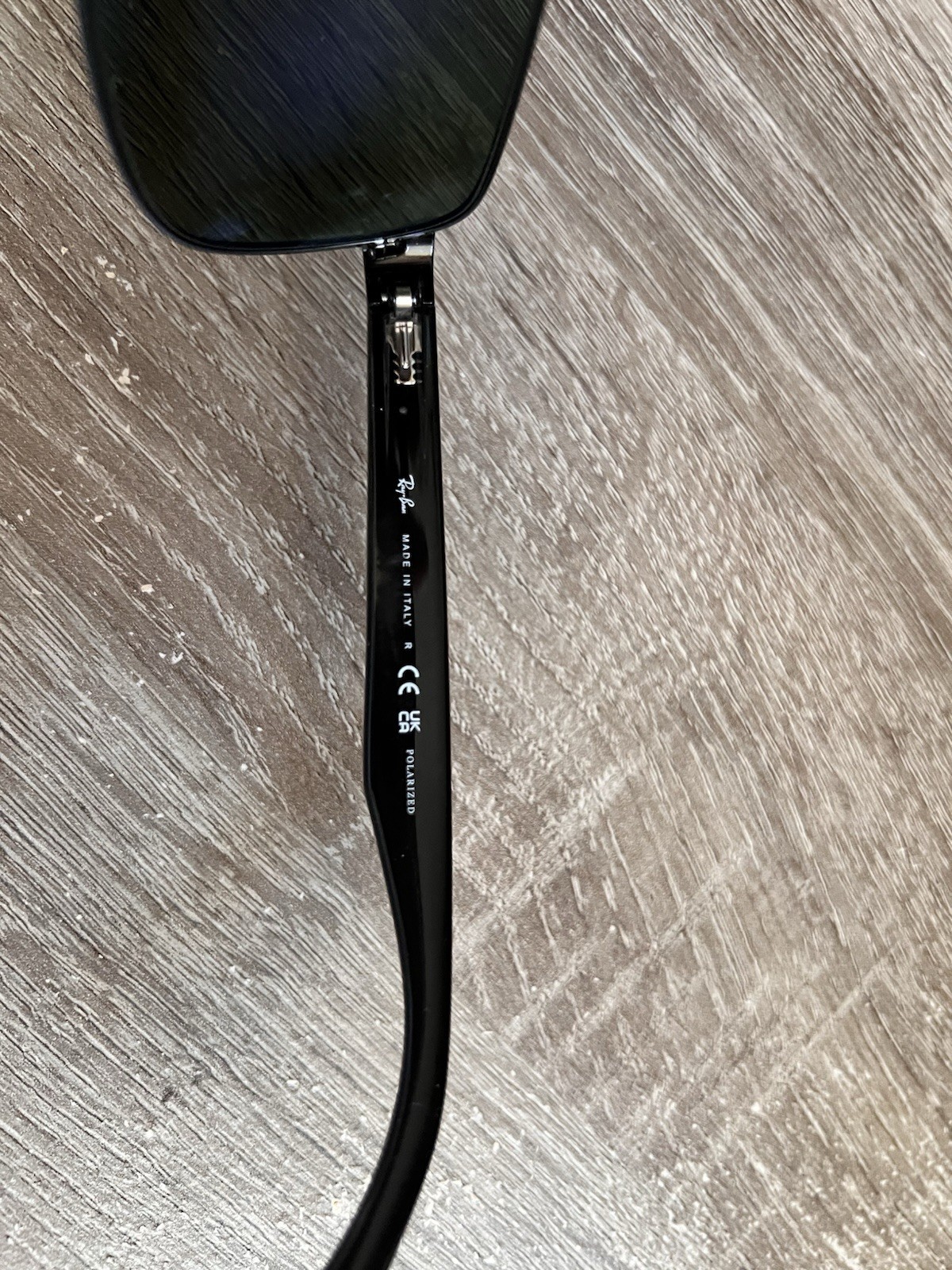 Ray Ban RB3530 Polarized Rectangle Sunglasses Black/Green 58-17 140mm