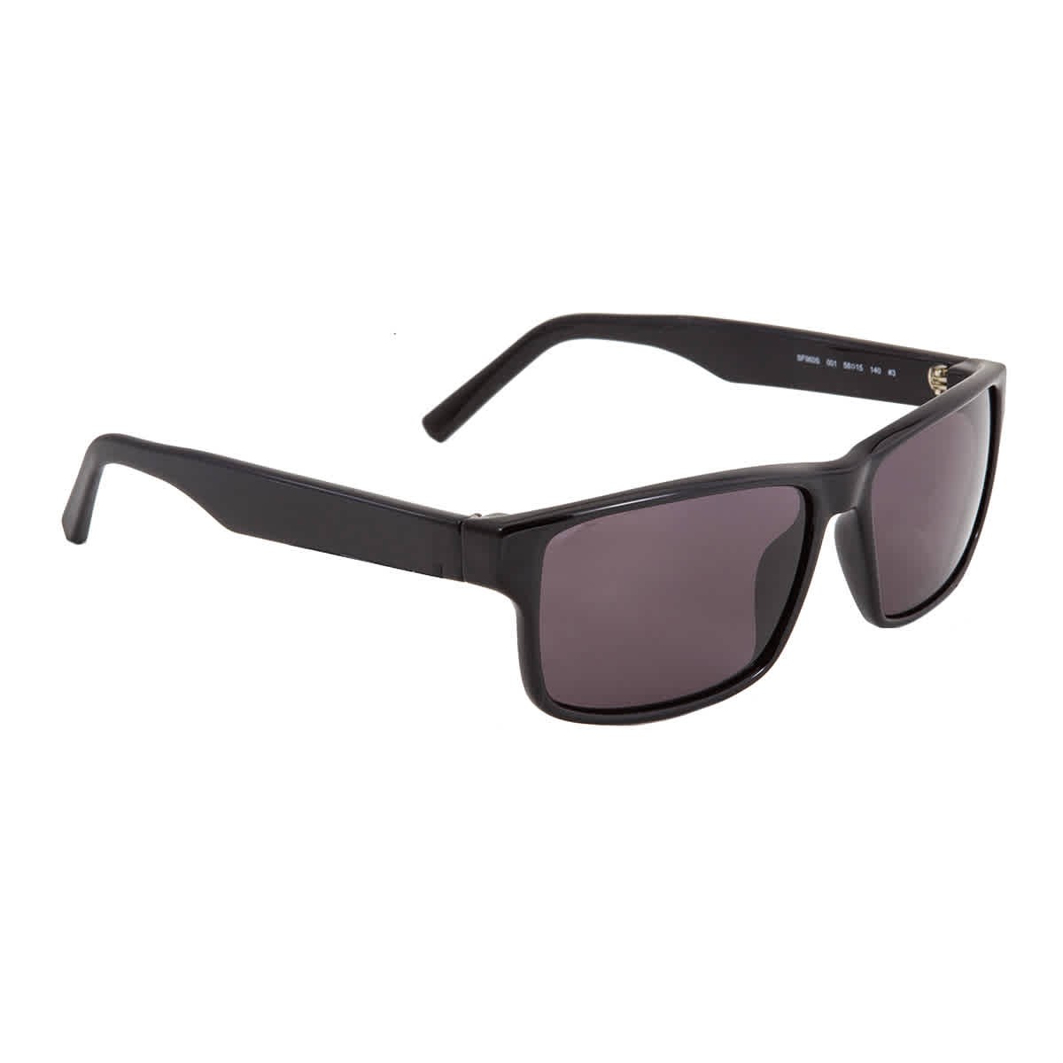 Salvatore Ferragamo Grey Rectangular 58 mm Men’s Sunglasses SF960S 001 58