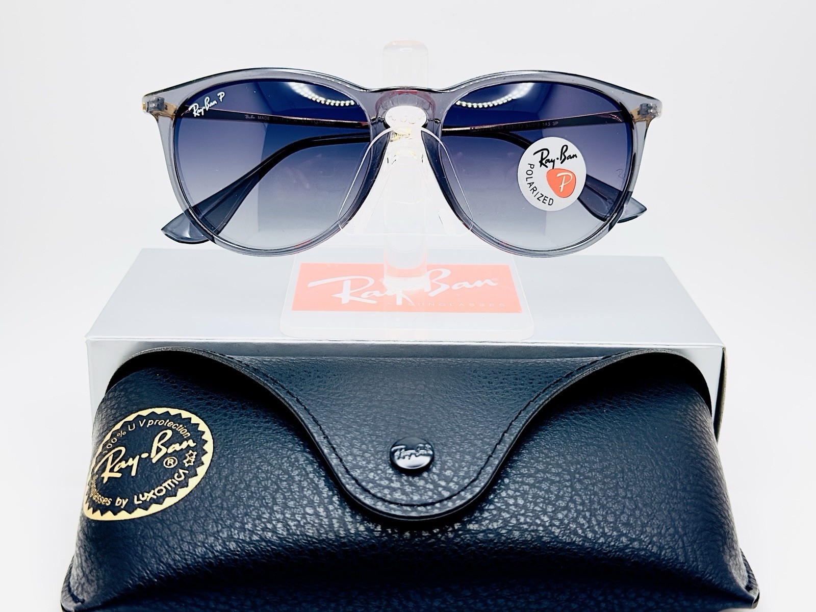Ray Ban RB4171 Erika 54mm Unisex Polarized Sunglasses – Blue Gradient Lens