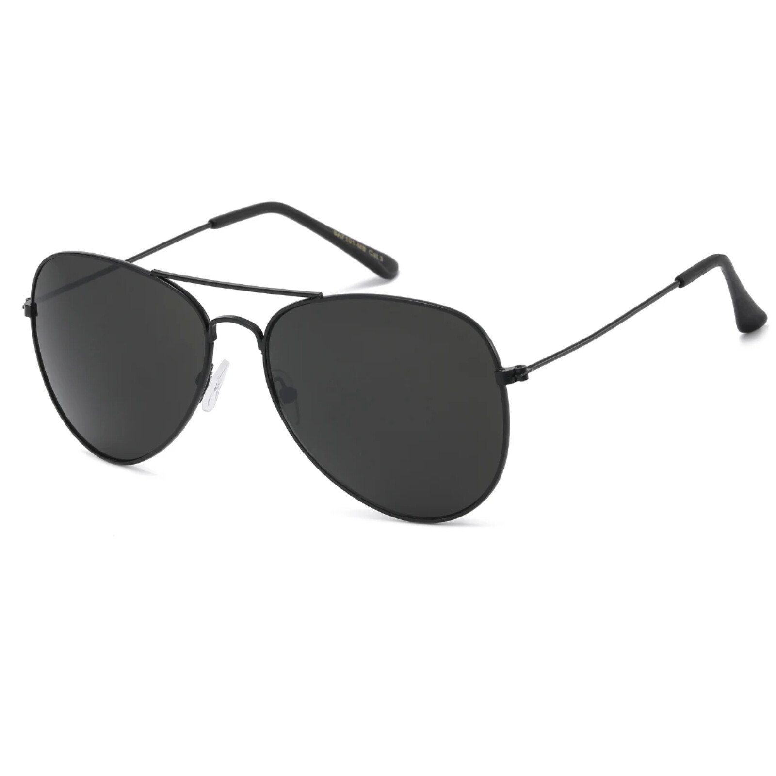 BlackTinted Aviator Sunglasses for Men Women Vintage Sports Metal Gradient