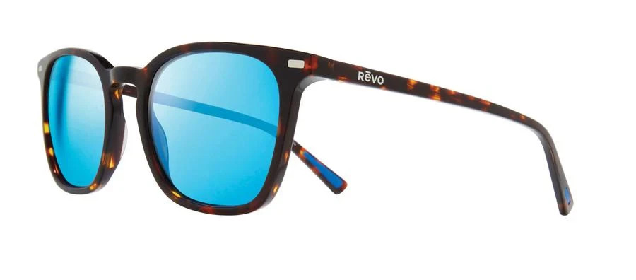 Revo Sunglasses WATSON Tortoise Frame / Blue Water POLARIZED GLASS Lens RE1129