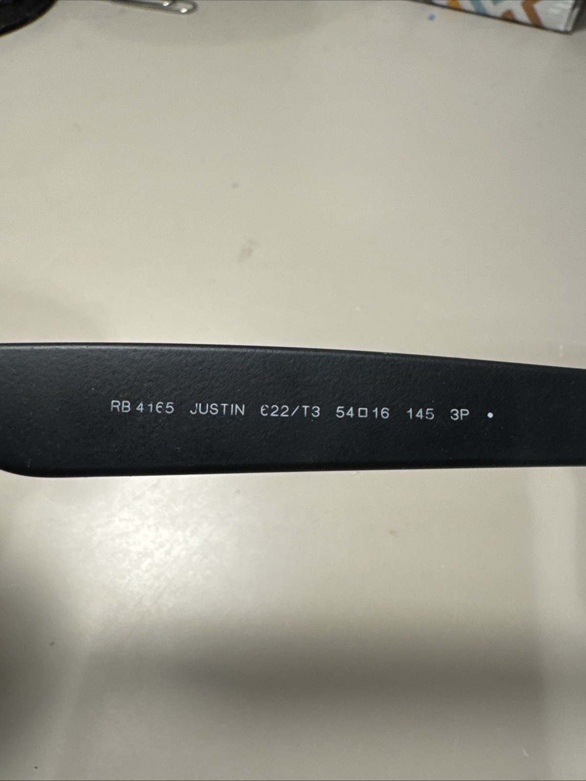 Ray Ban JUSTIN black/grey gradient RB4165 622/t3 54mm Polarized sunglasses #59