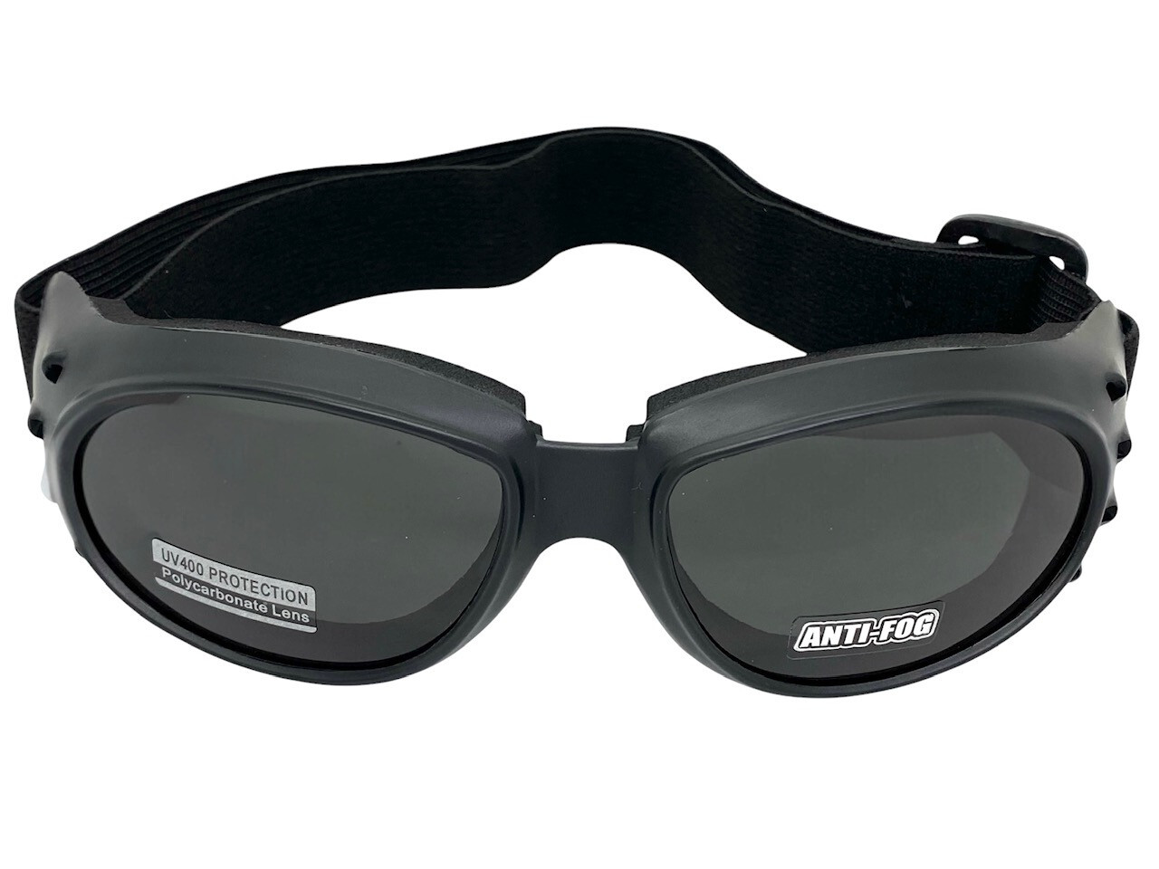 Men’s MOTORCYCLE Biker Day or Night Riding Padded Safety GOGGLES Anti Fog Lens