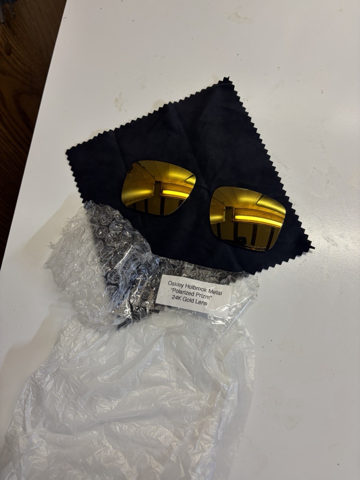 Oakley Holbrook Metal 24K Gold Polarized Prizm Lenses