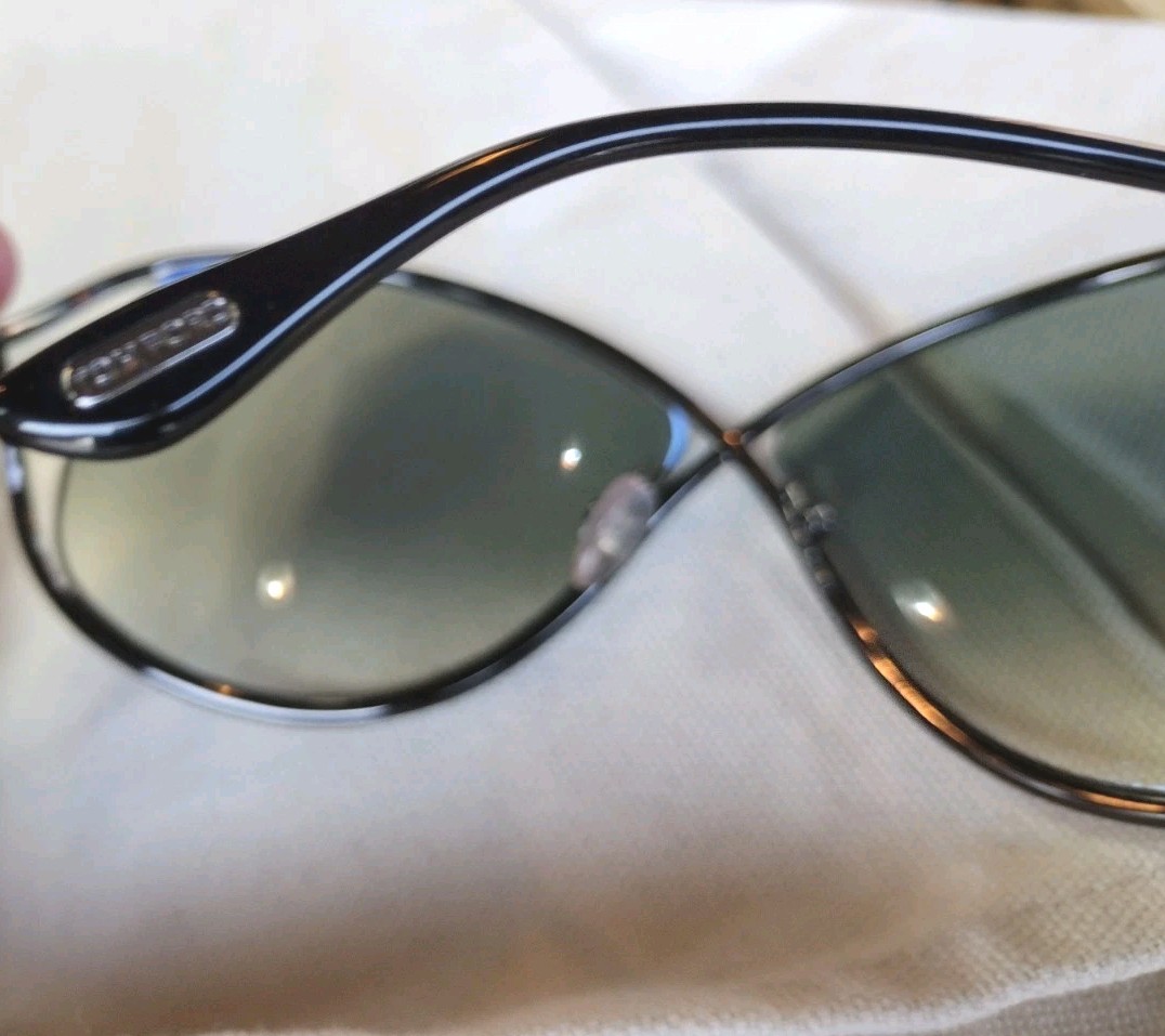 Tom Ford TF130 Miranda Womens Metal Sunglass 08B Shiny Gunmetal 68-10 Italy