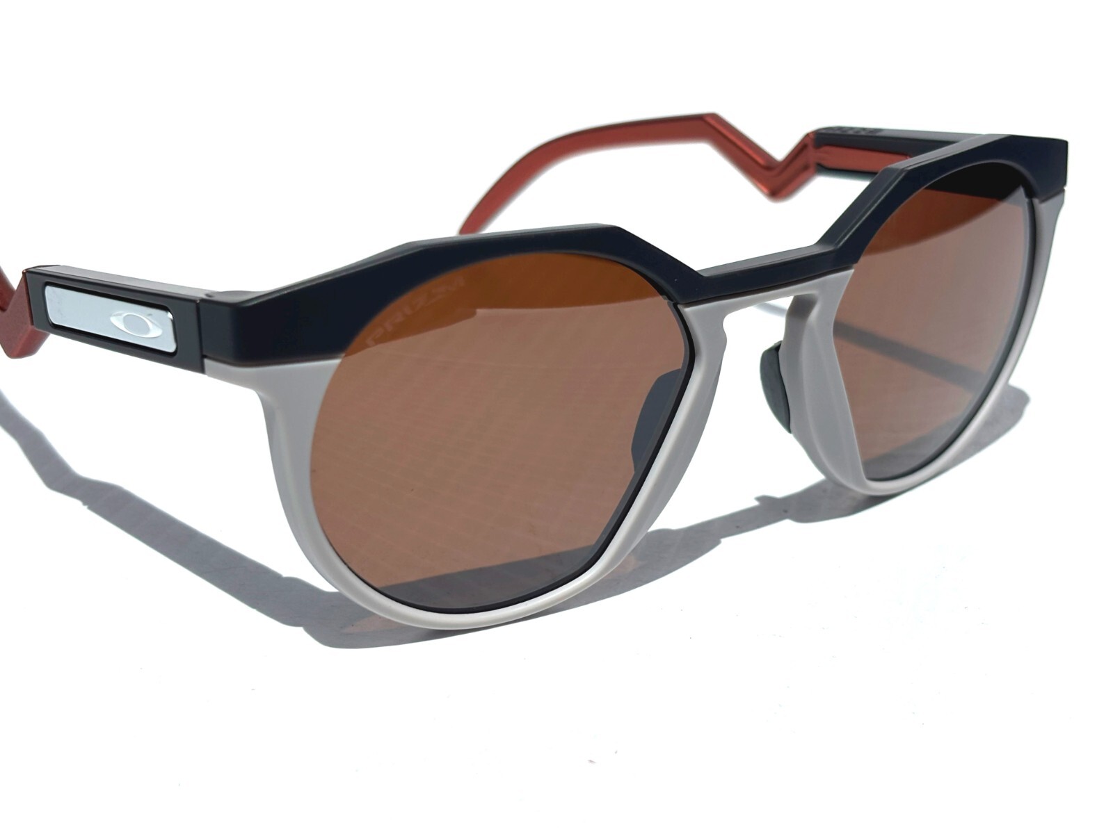 NEW Oakley HSTN Matte Carbon PRIZM Tungsten Brown Lens Sunglass 9242-06