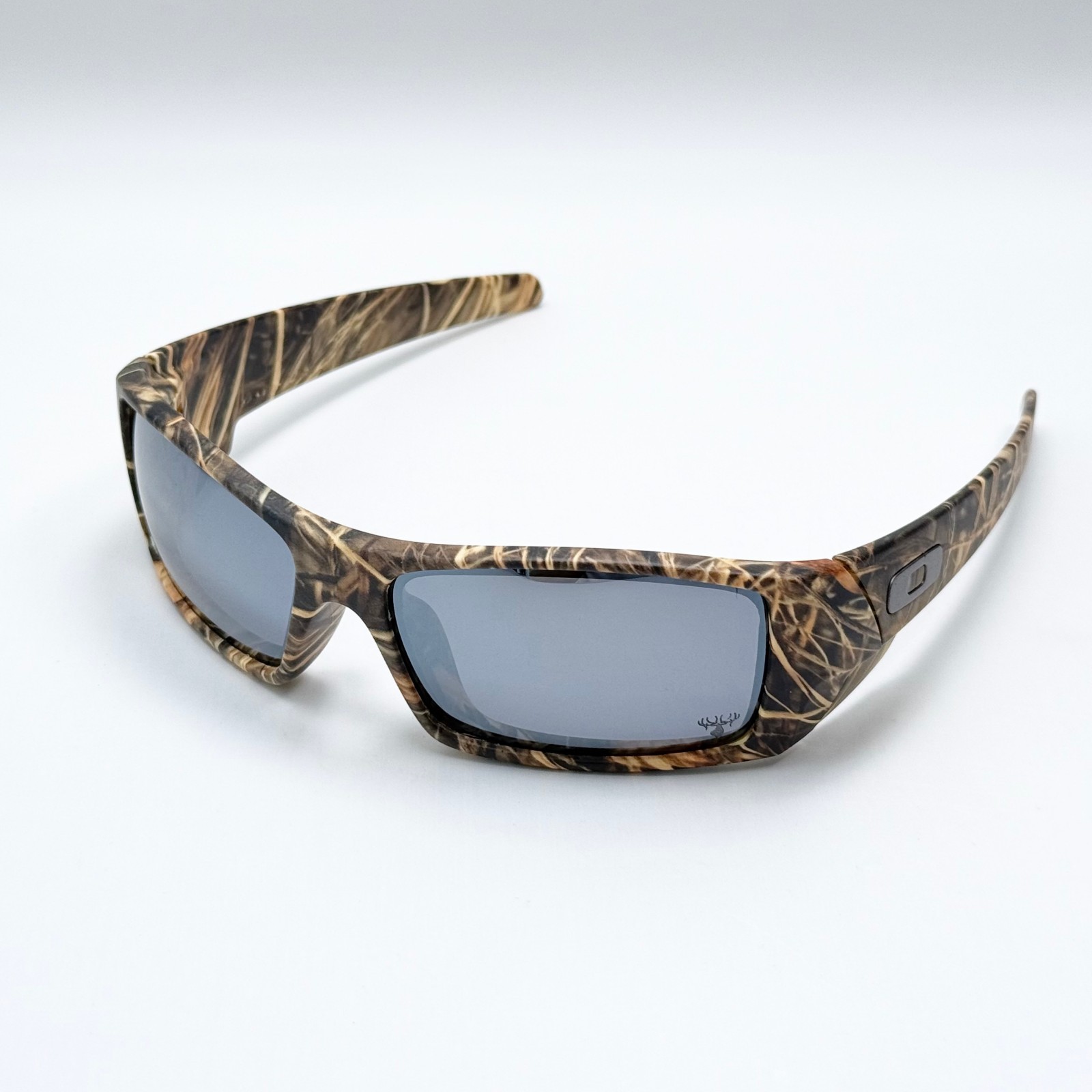 Oakley Gascan Polarized Sunglasses OO9014 Woodgrain Frame Grey Polarized Lens