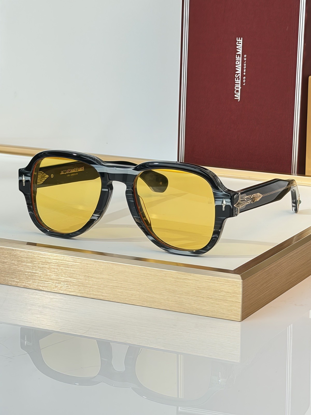 JACQUES MARIE MAGE Style Unisex Sunglasses – MODEL: REDCLOUD SIZE：52口21 150