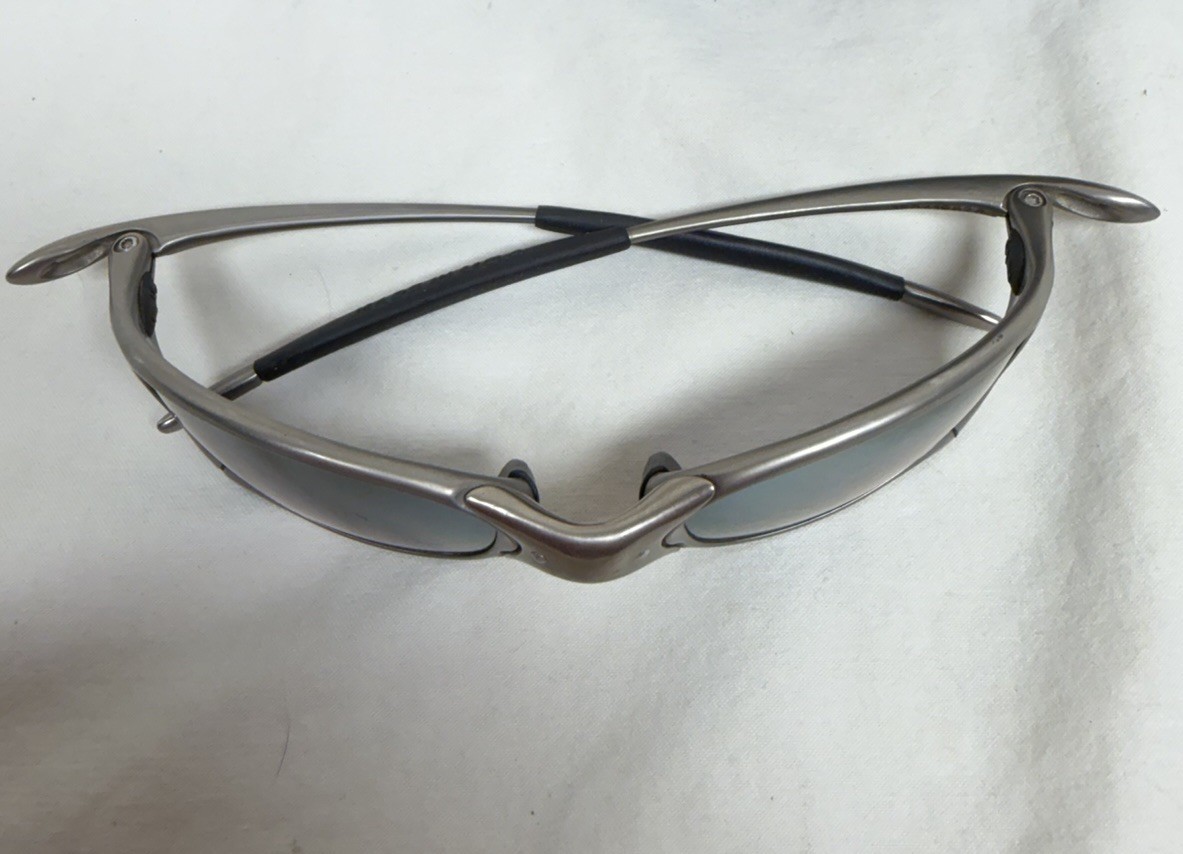 Vintage Oakley Juliet X Metal Plasma Ice Iridium Sunglasses JE041982A USA 2004