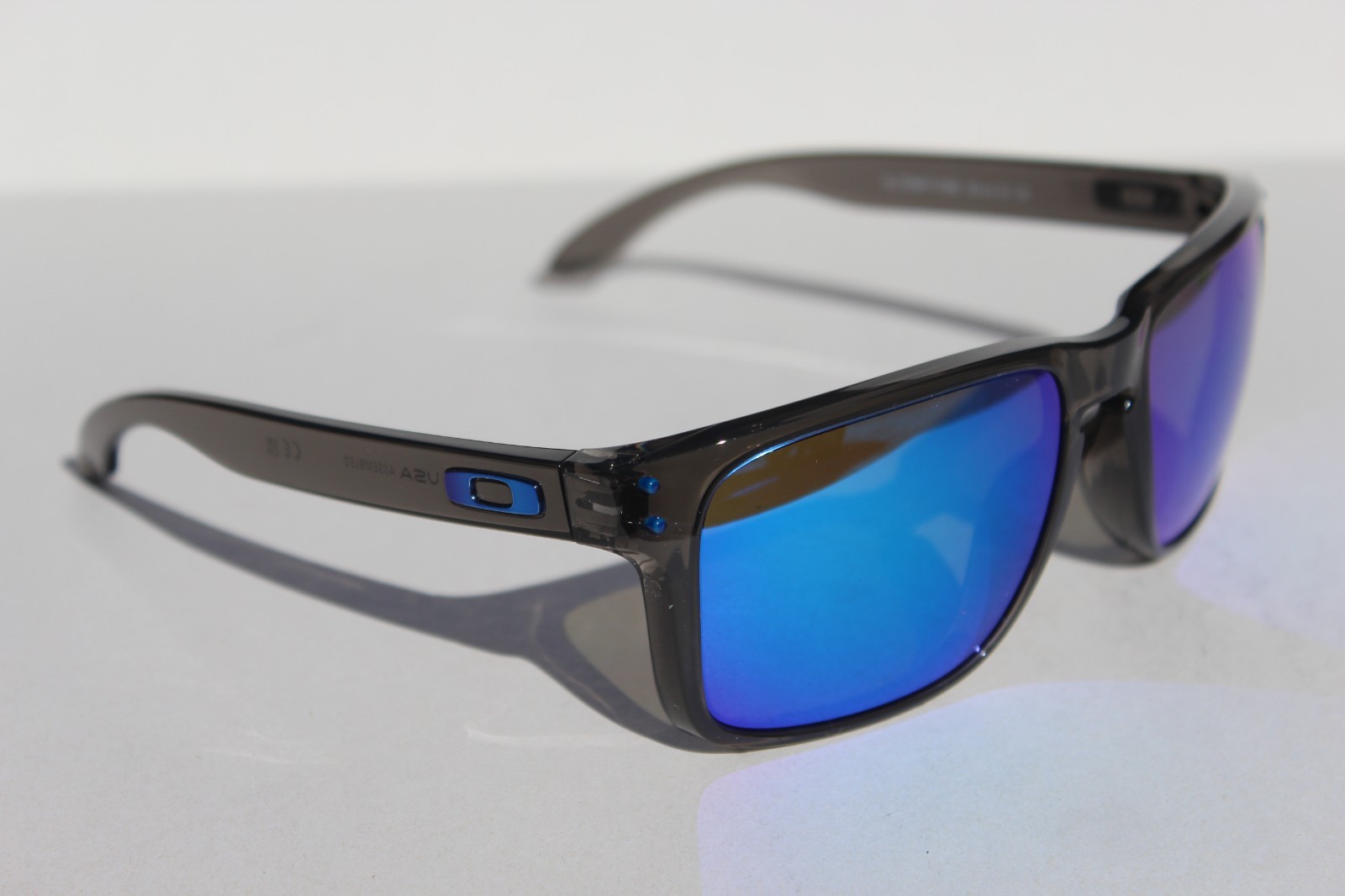OAKLEY Holbrook XL POLARIZED Sunglasses Grey Smoke/Prizm Sapphire OO9417-09 NEW