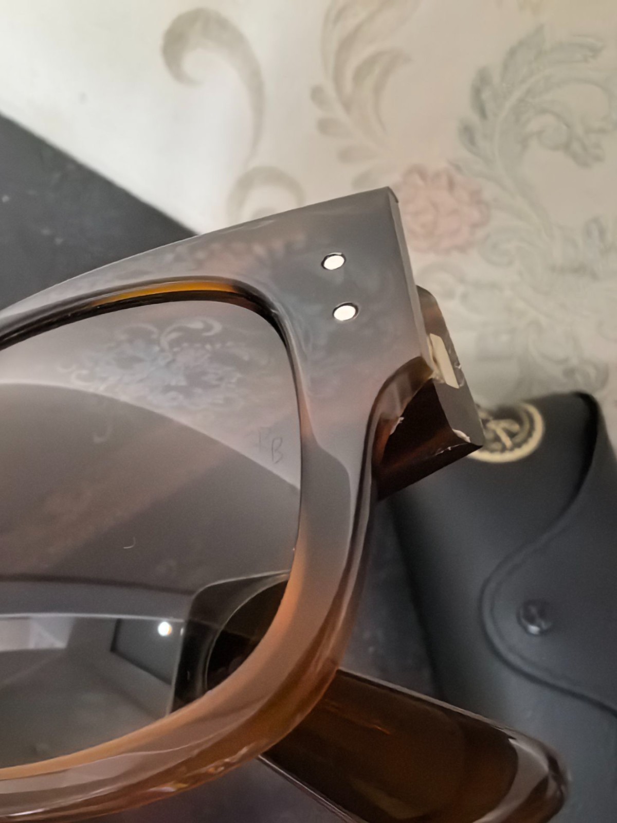 Ray-Ban Mega Wayfarer Sunglasses RB0840S 954/33 Havana/ Brown Lens 51-21 145