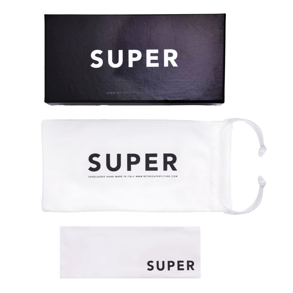 RetroSuperFuture Classic 7AM/R F16 Sunglasses Matte Grey/Green Mirror Lens 55mm