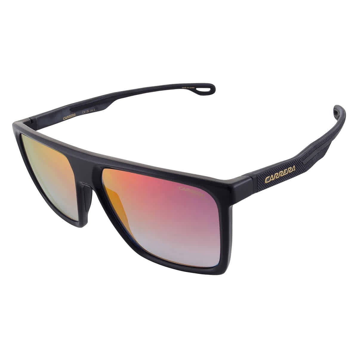 Carrera Blue Shaded Red Square Men’s Sunglasses CARRERA 4019/S 0807/YB 58